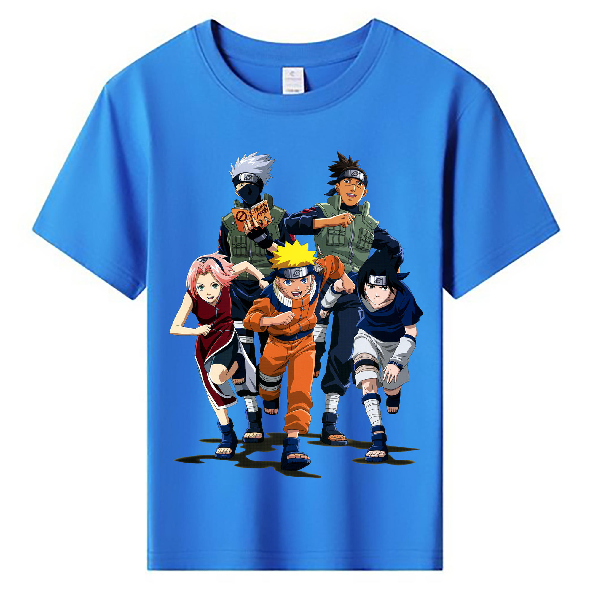 （画像用） NARUTO -ナルト- うずまき ナルト Uzumaki Naruto 綿100％キッズTシャツ（フロントプリント）
